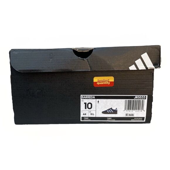 Adidas Barreda Decode Men\'s Sz 10 Tennis Sneakers Navy Suede Light Blue JR5533 main image 10